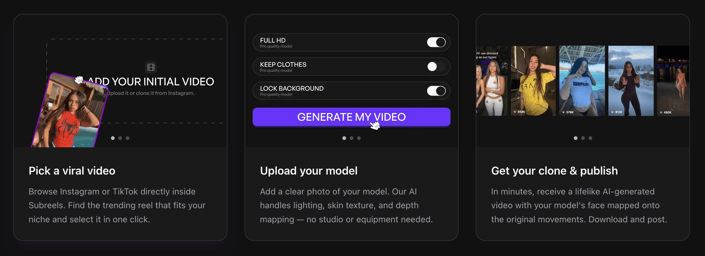 SubReels Screenshot