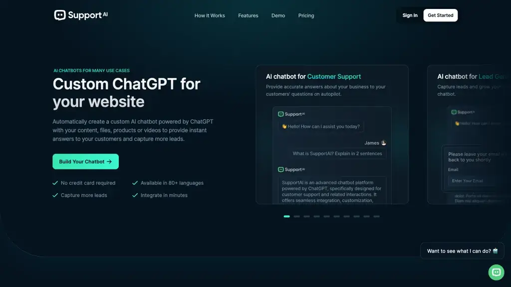 Support AI Screenshot