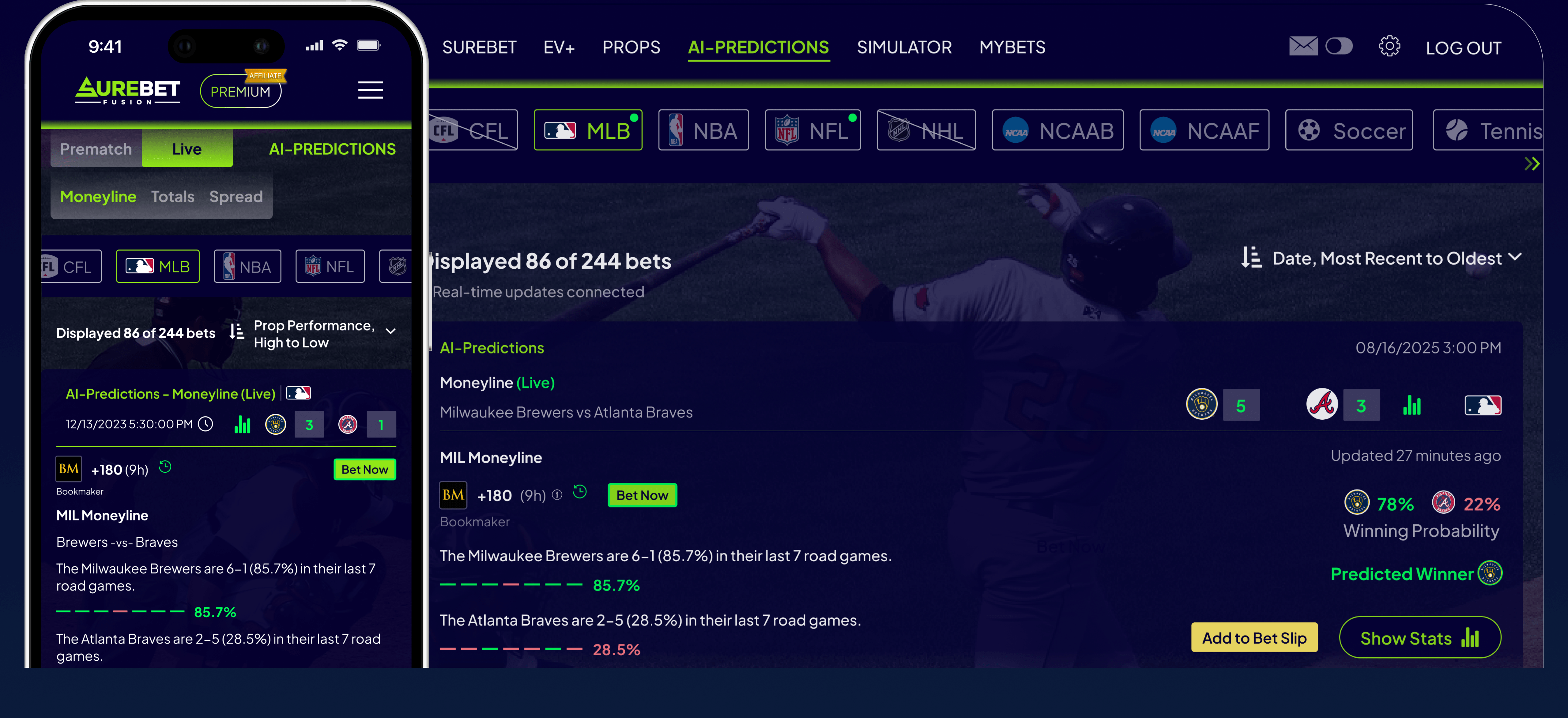 SurebetFusion Screenshot
