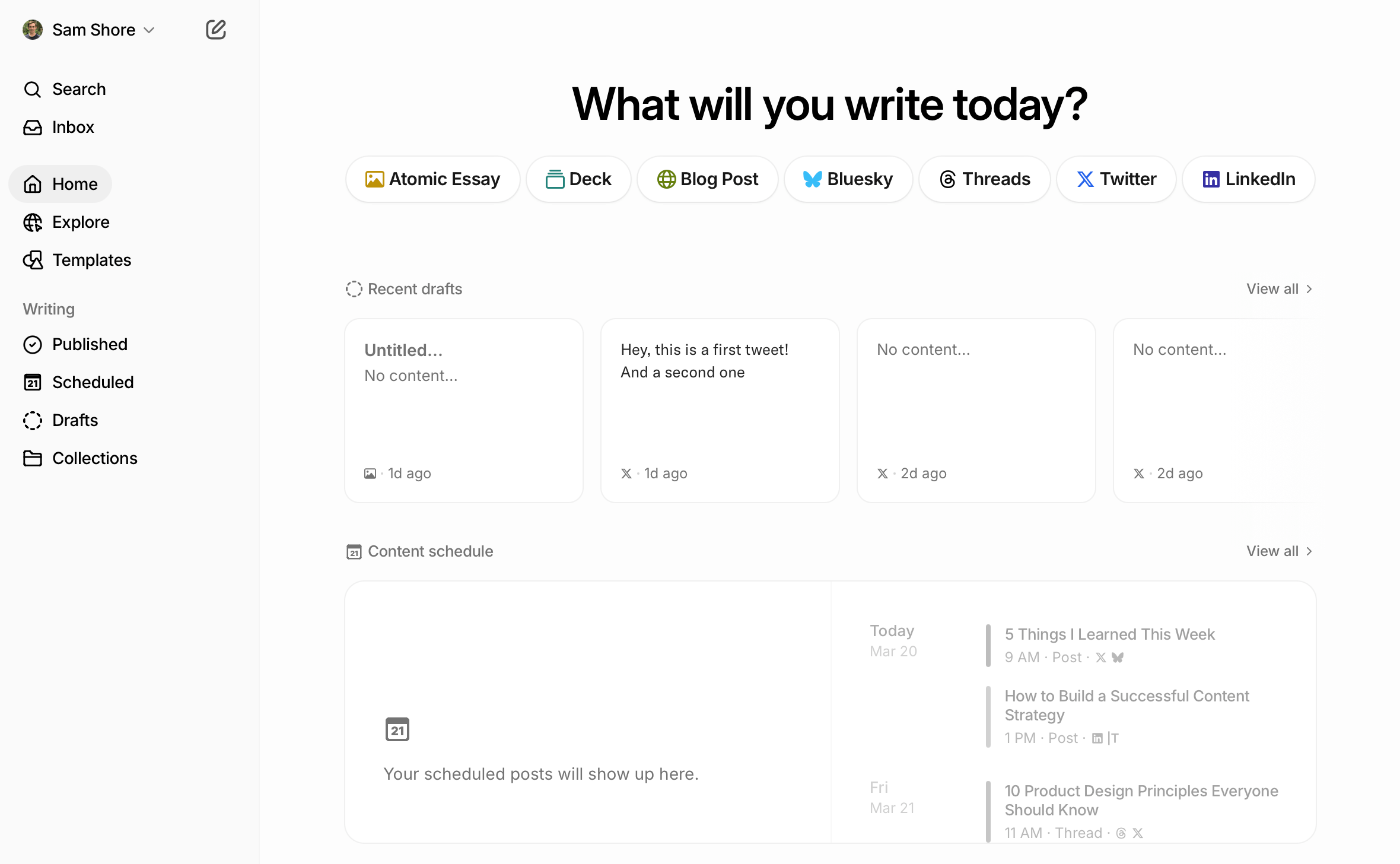 Typeshare Screenshot