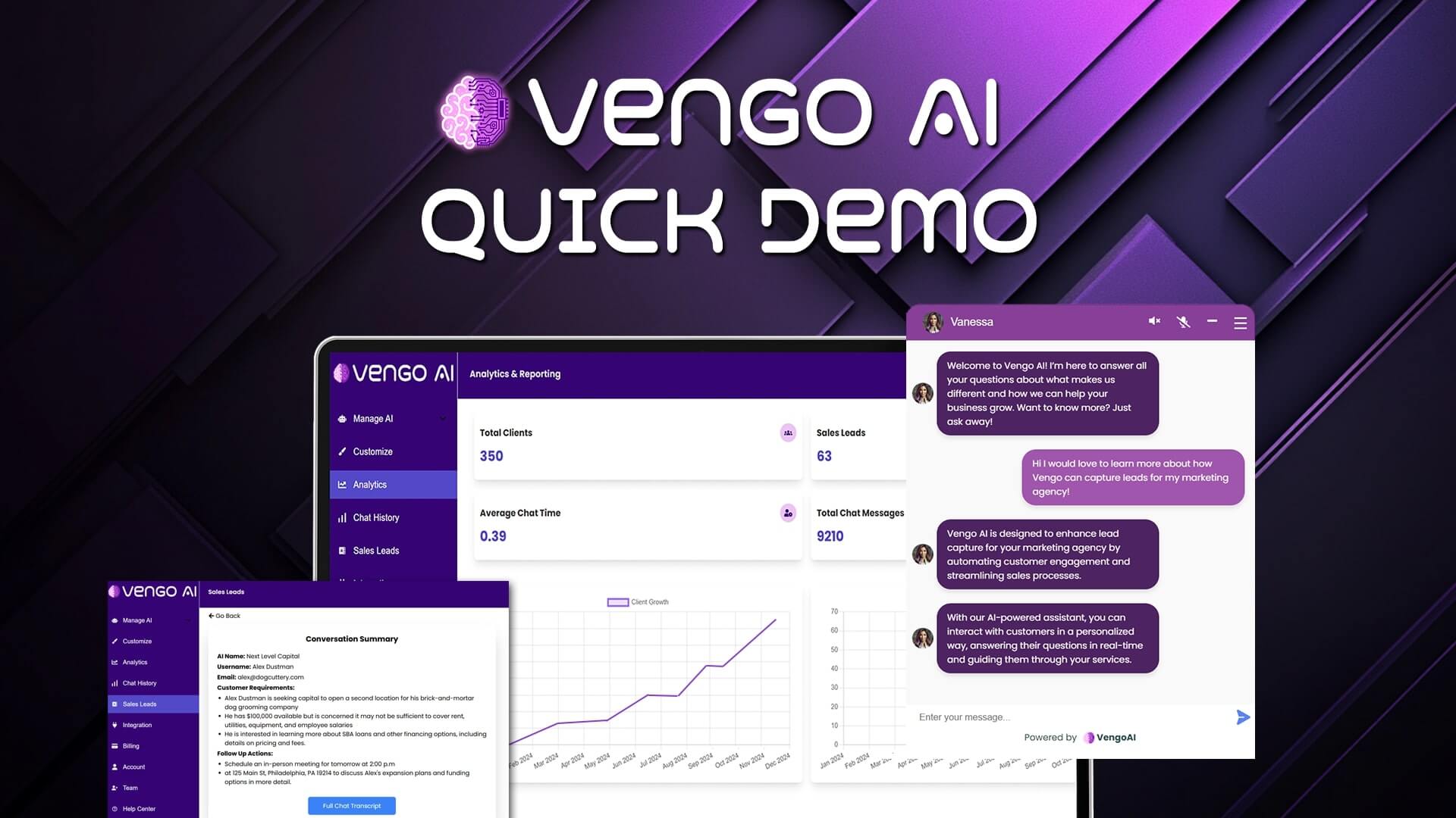 Vengo AI Screenshot