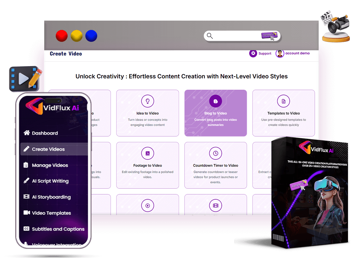 Vidflux AI Screenshot