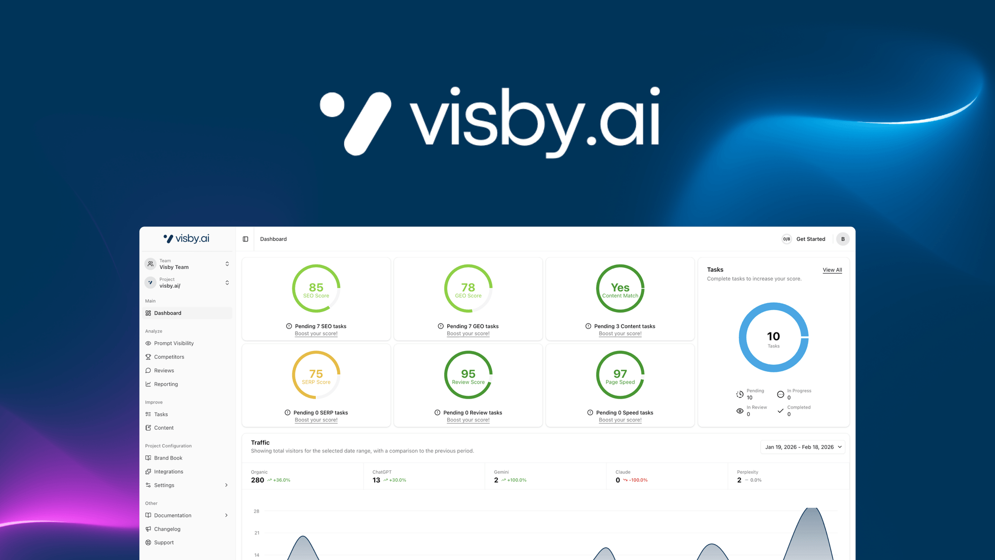 Visby AI Screenshot