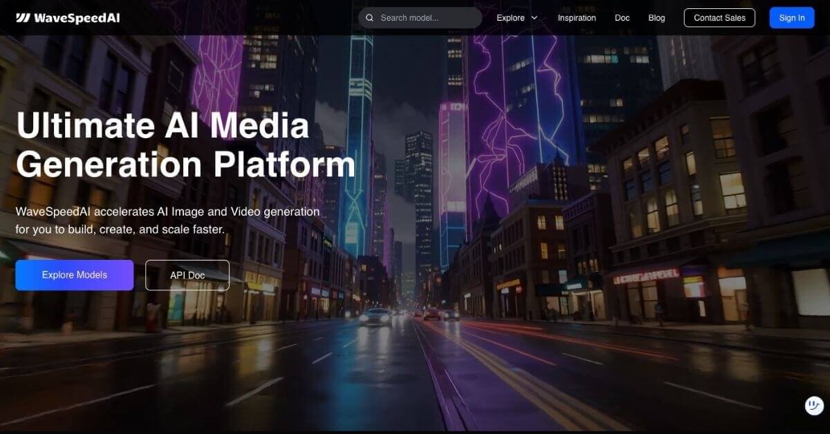 WaveSpeedAI Screenshot