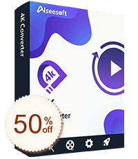 Aiseesoft 4K 変換割引クーポンコード