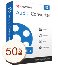 AnyMP4 音声変換割引クーポンコード