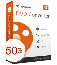 AnyMP4 DVD 変換割引クーポンコード