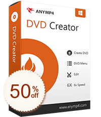 AnyMP4 DVD 作成 Mac割引クーポンコード
