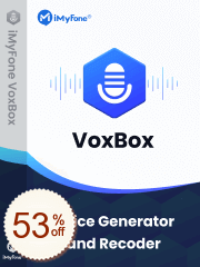 iMyFone VoxBox割引クーポンコード