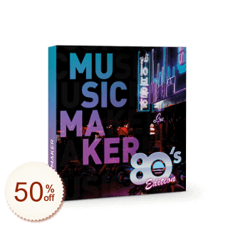 MAGIX Music Maker 80s Edition割引クーポンコード