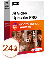 Nero AI Video Upscaler Pro割引クーポンコード
