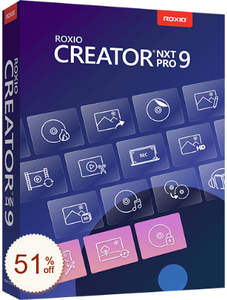 Roxio Creator NXT Pro割引クーポンコード