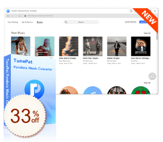 TunePat Pandora Music Converter割引クーポンコード