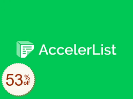 AccelerList割引クーポンコード