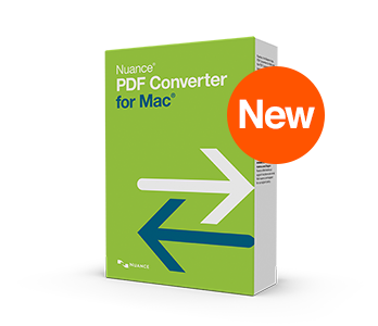 Nuance PDF Converter for Mac Shopping & Trial