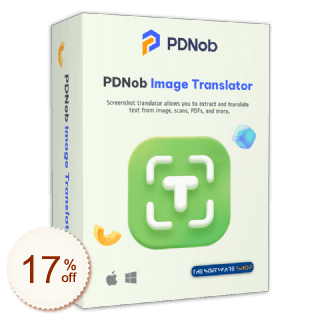 PDNob Image Translator割引クーポンコード