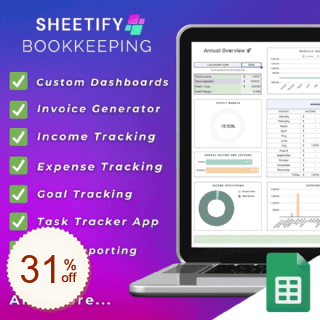 Sheetify Bookkeeping割引クーポンコード