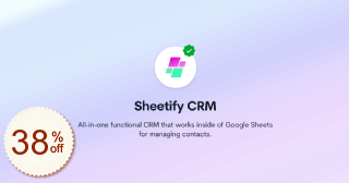 Sheetify CRM割引クーポンコード