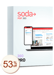 Soda PDF 360 Pro割引クーポンコード