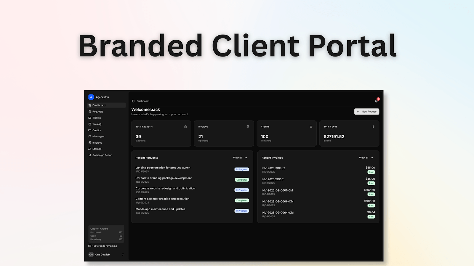 AgencyPro App Screenshot