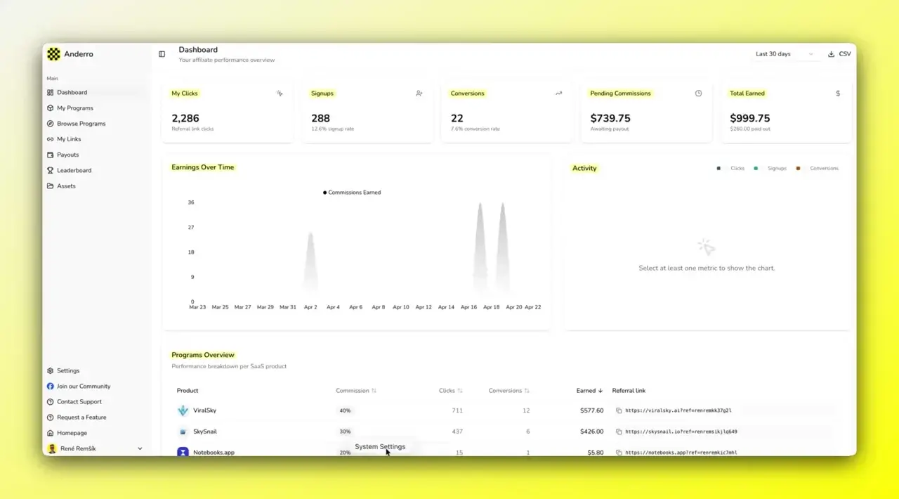 Anderro Screenshot