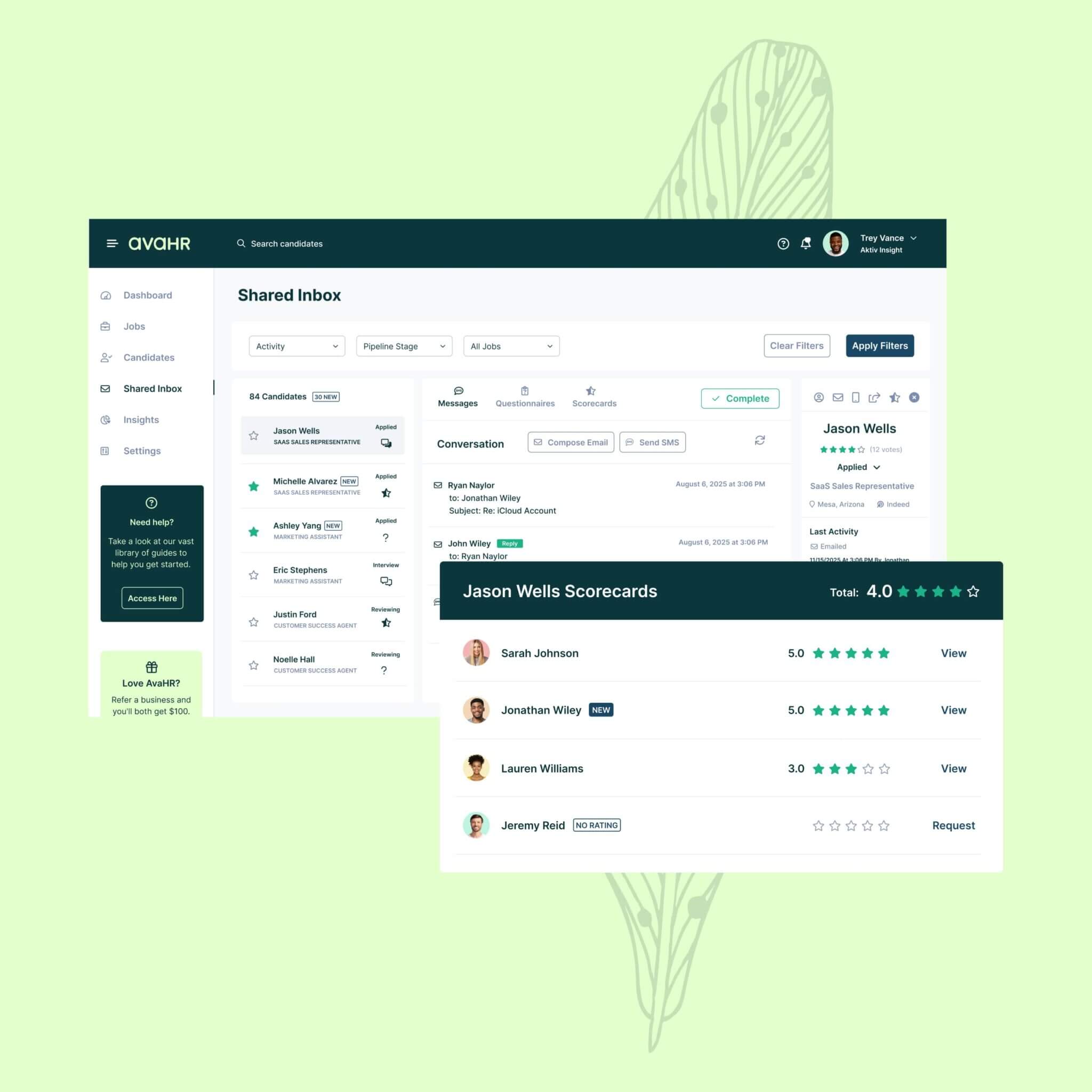 AvaHR Screenshot