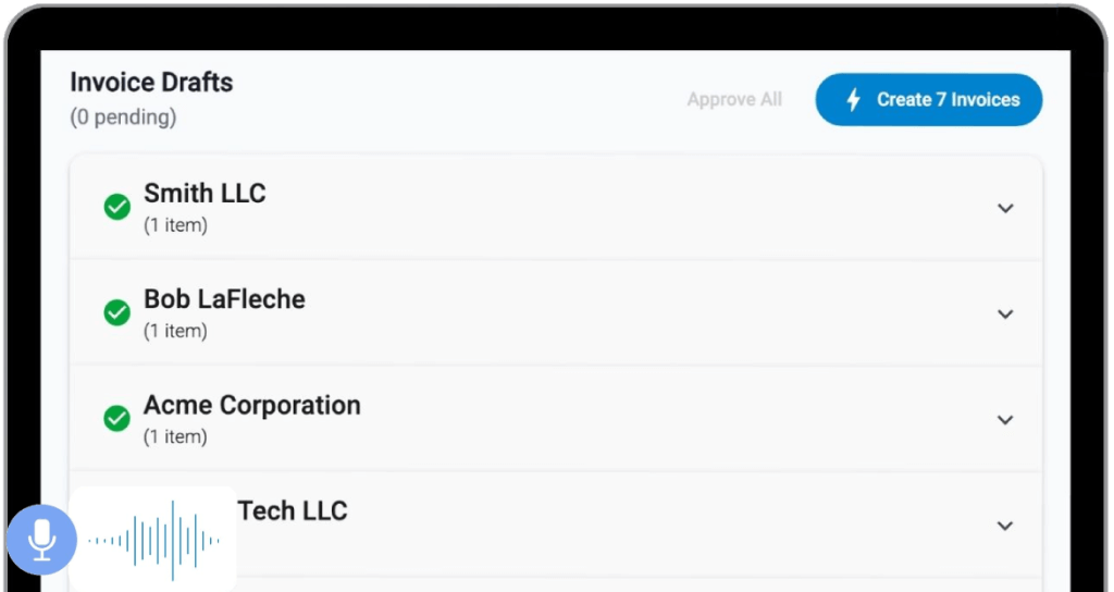 BatchInvoicing Screenshot