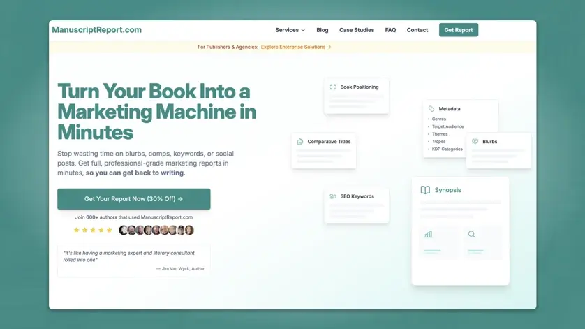 Manuscript Report Screenshot