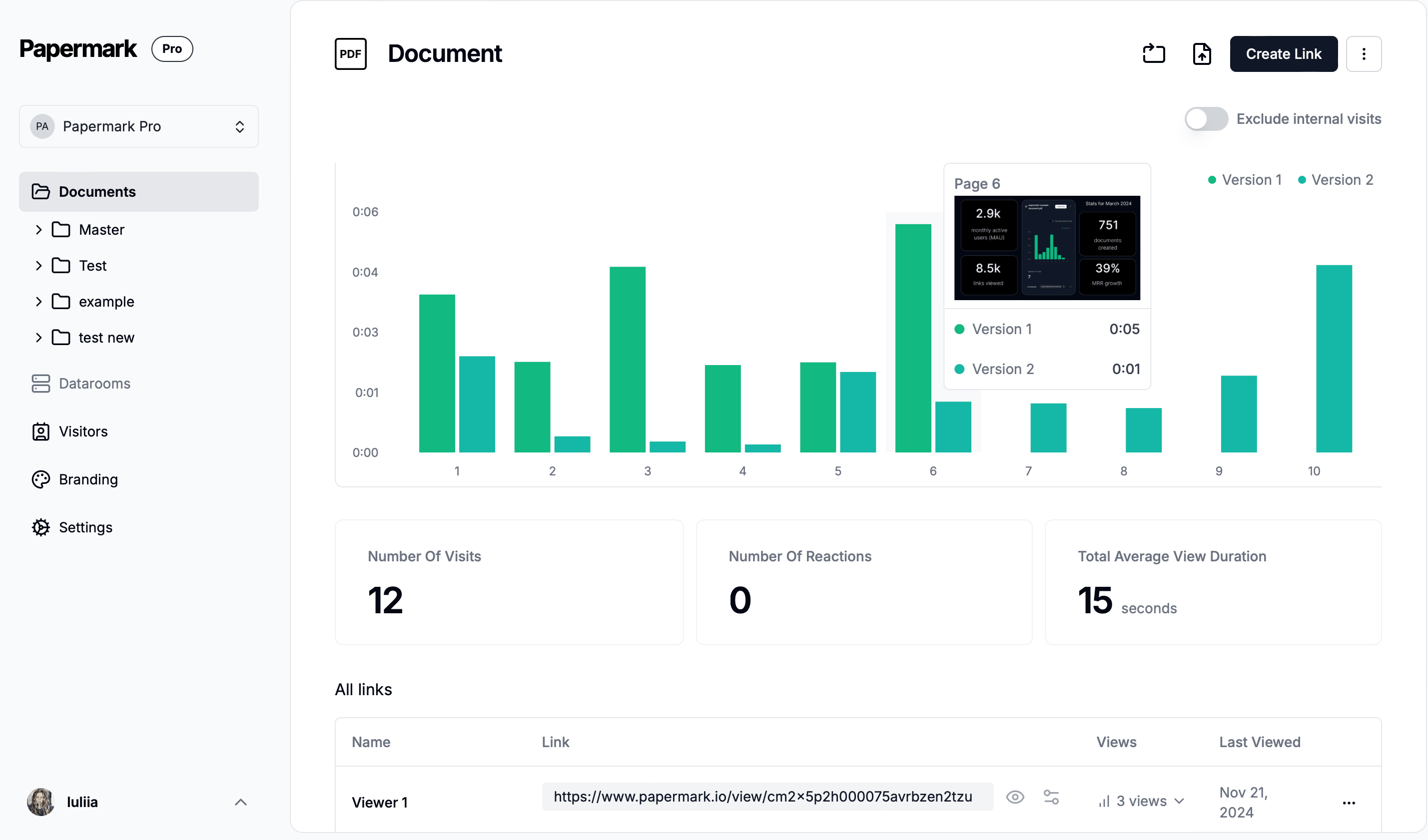 Papermark Screenshot