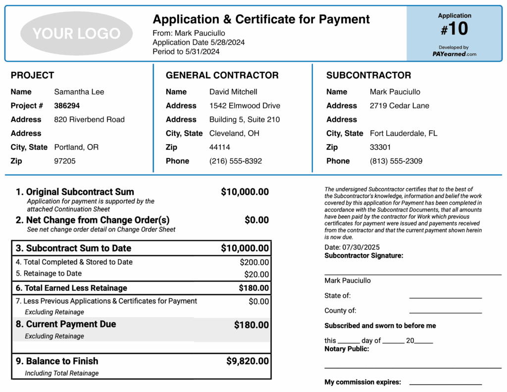 PAYearned Screenshot