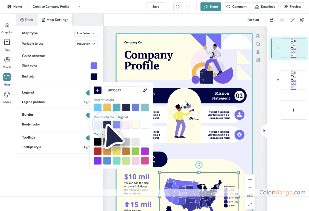 Piktochart Screenshot