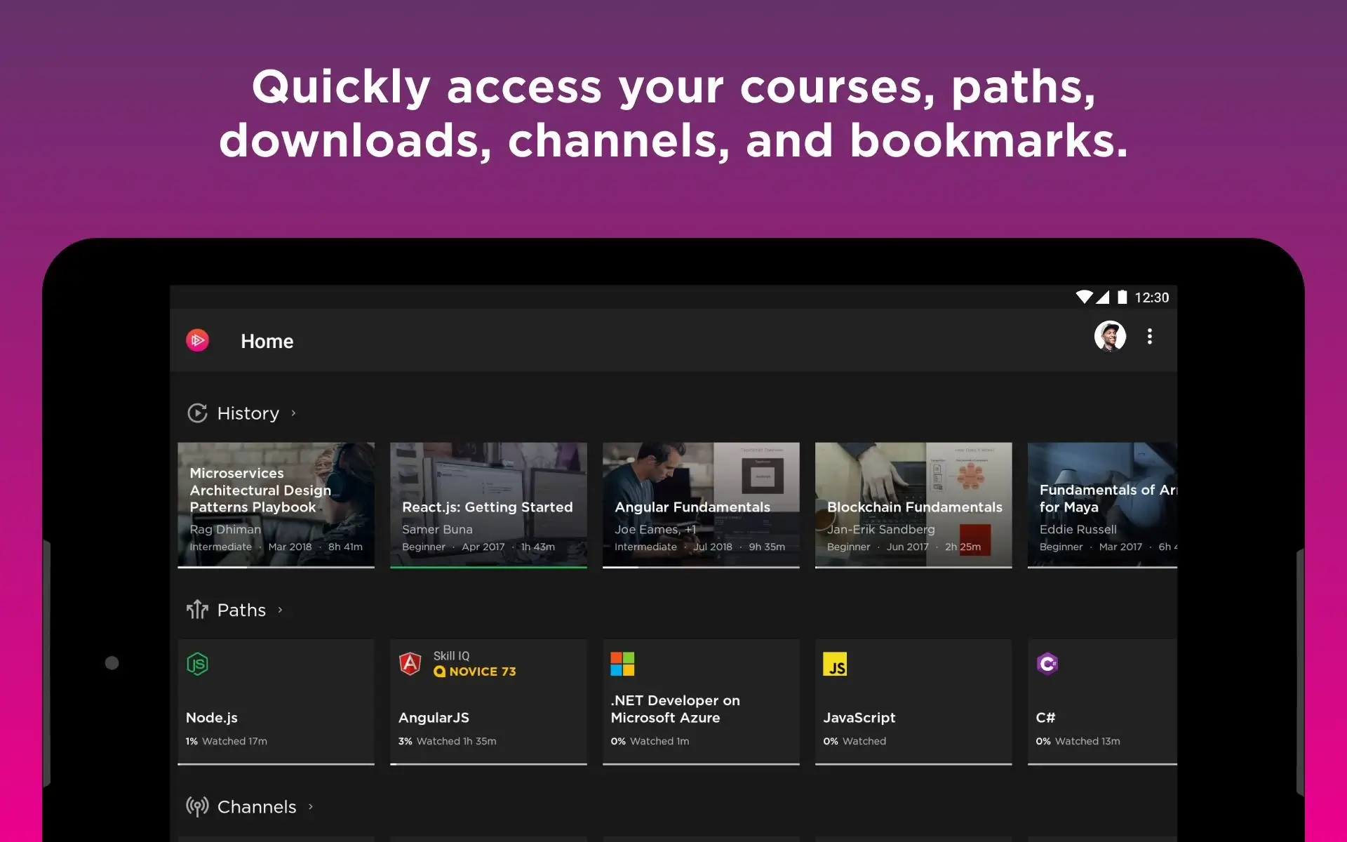 Pluralsight Screenshot