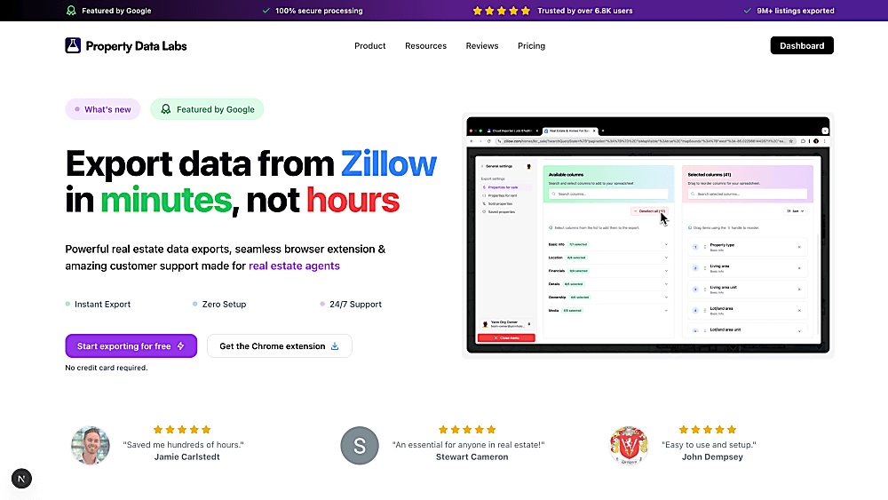 Property Data Labs Screenshot