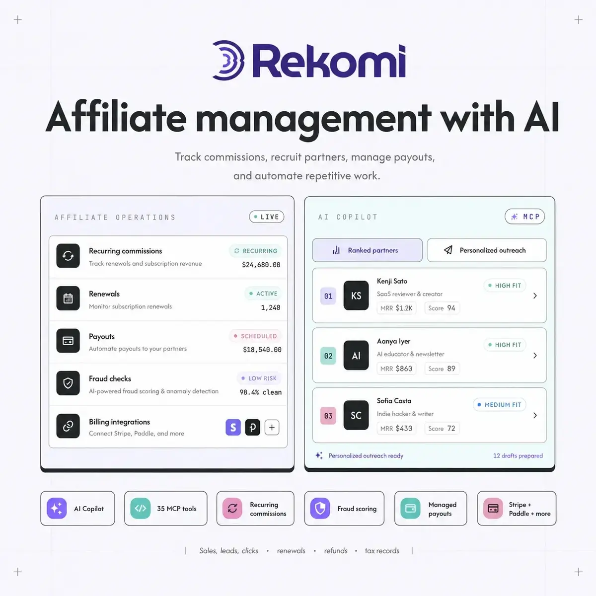 Rekomi Screenshot