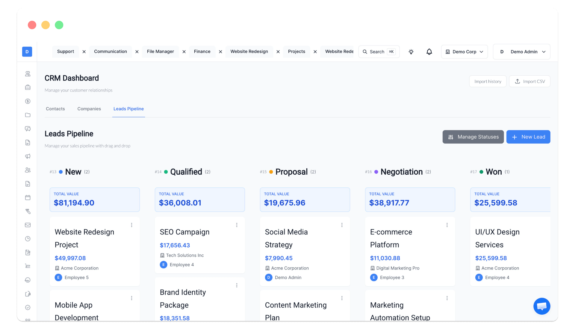SWELLEnterprise Screenshot