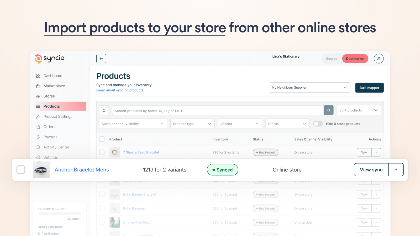 Syncio Screenshot