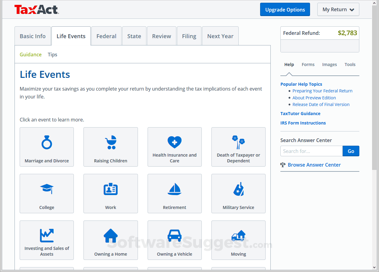 TaxAct Screenshot