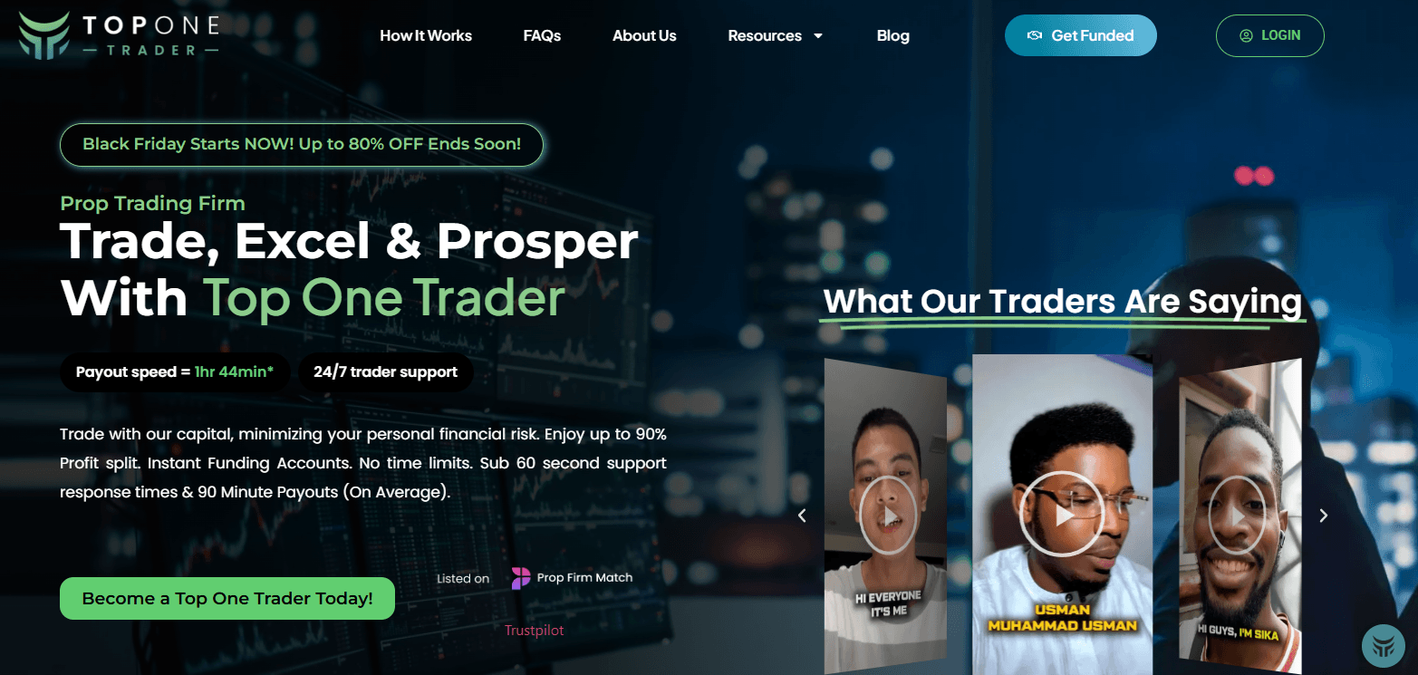 Top One Trader Screenshot