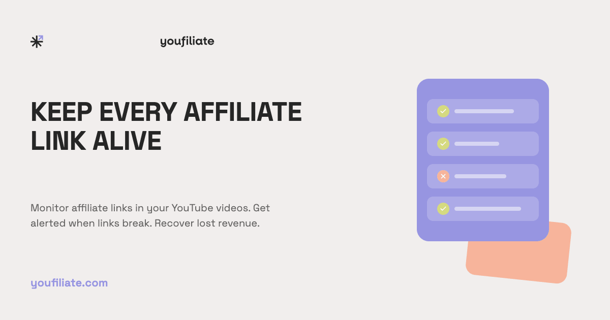 Youfiliate Screenshot