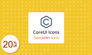 CoreUI Icons PRO割引クーポンコード