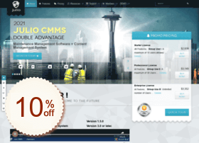 Julio CMMS for Joomla割引クーポンコード