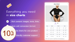 Platmart Size Chart Discount Coupon Code