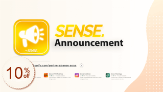 Sense Announcement Bars Discount Coupon Code