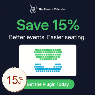The Events Calendar割引クーポンコード