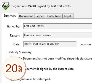 Time Stamp Server割引クーポンコード