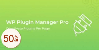 WP Plugin Manager Pro割引クーポンコード