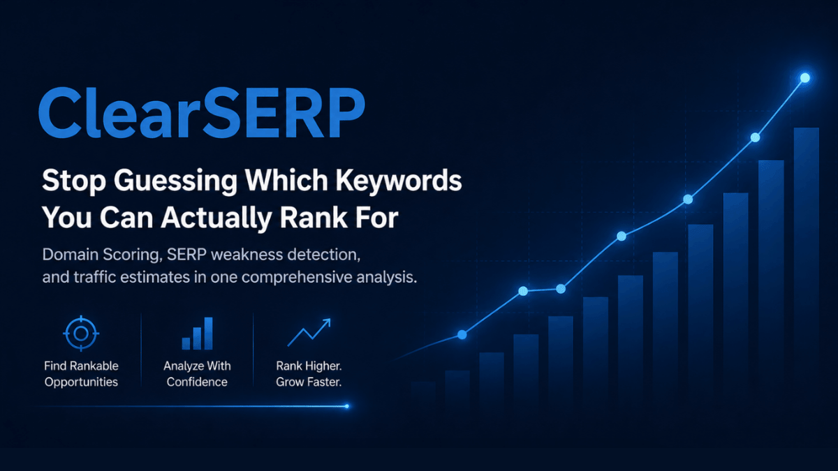 ClearSERP Screenshot