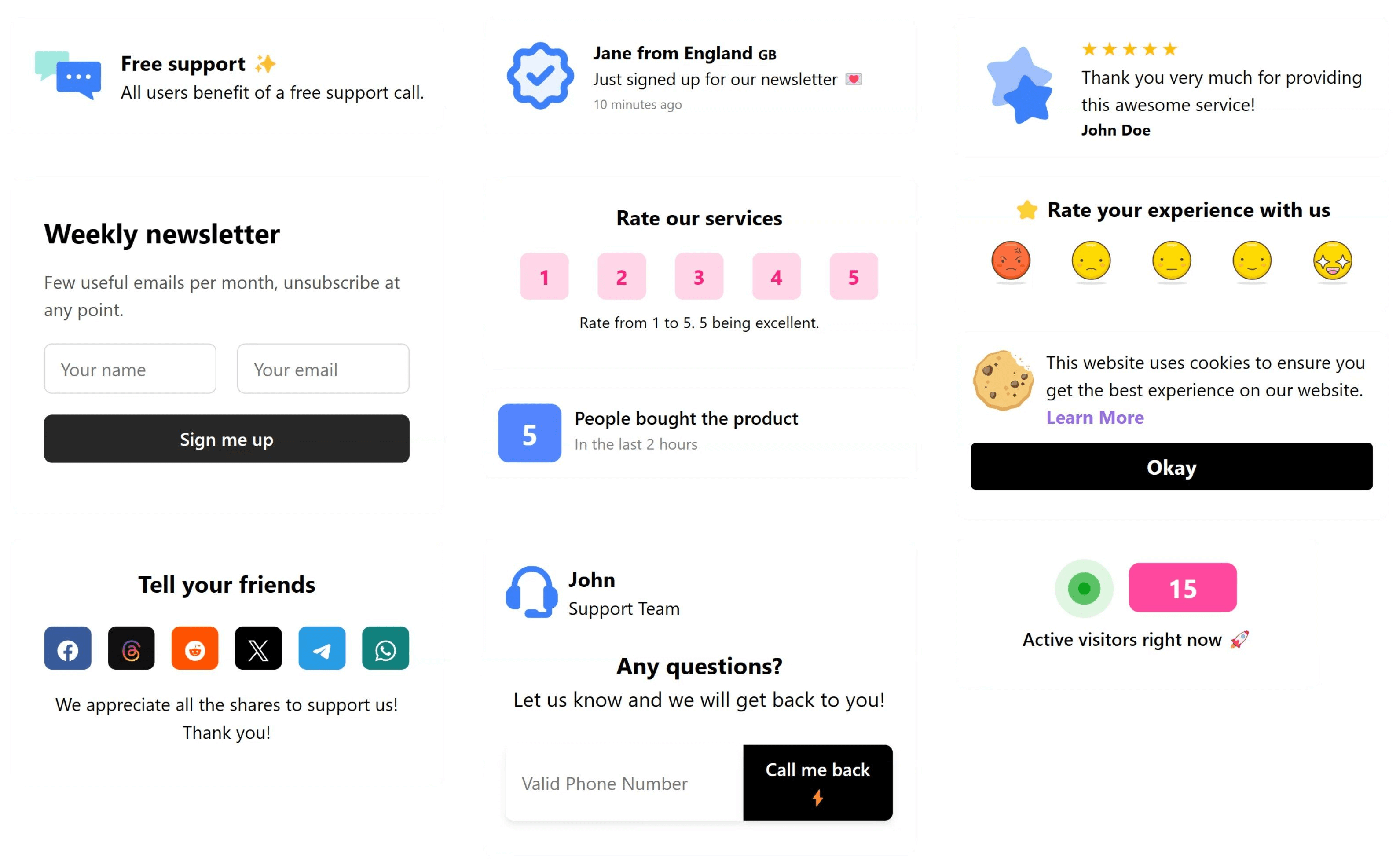 Cool Popup Screenshot