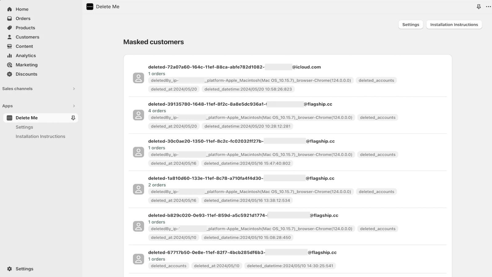 Delete Me Screenshot