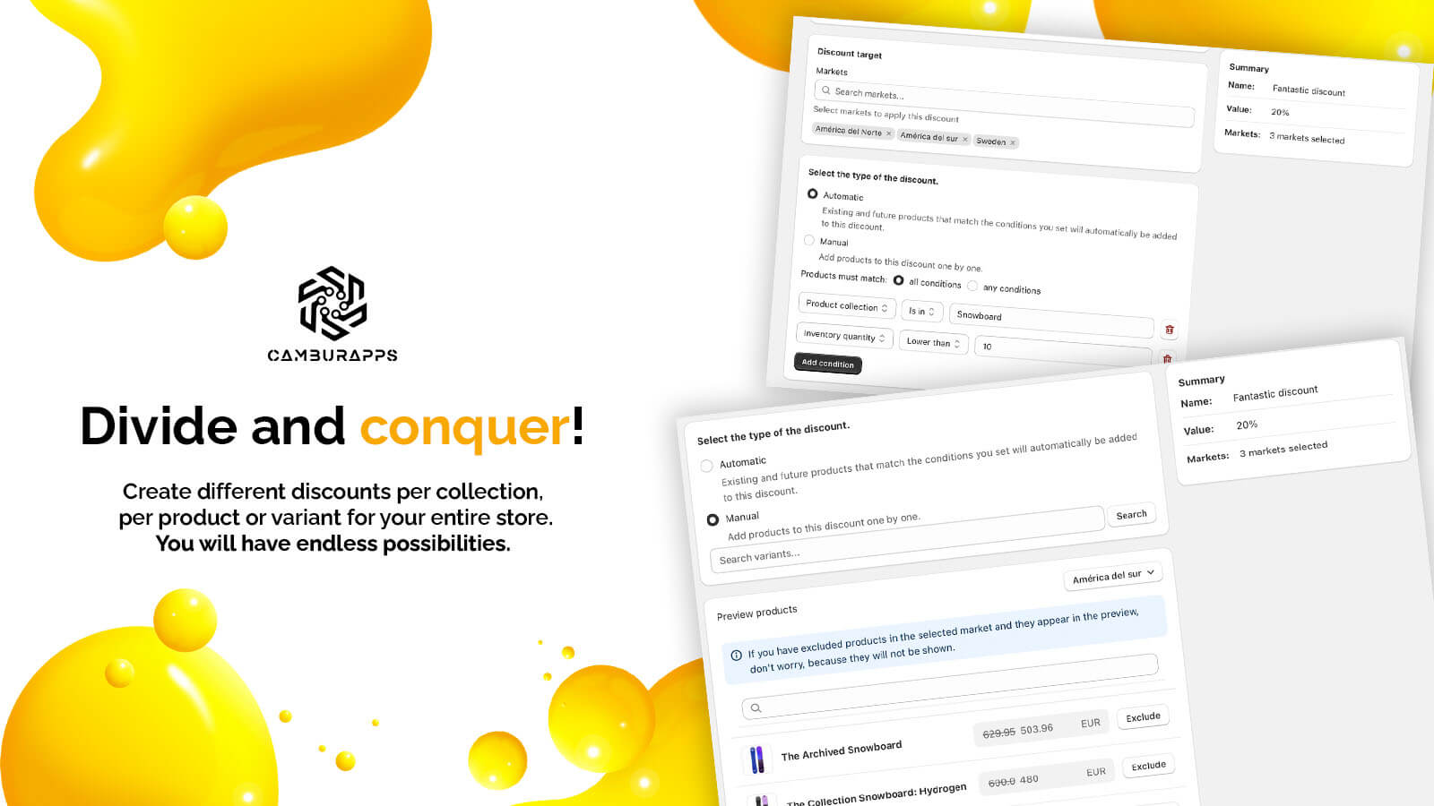 Fantastic Markets Discounts Screenshot